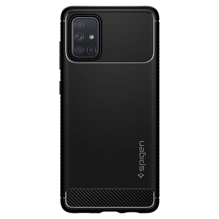 Ốp Galaxy A71 Spigen Rugged Armor - hàng chính hãng