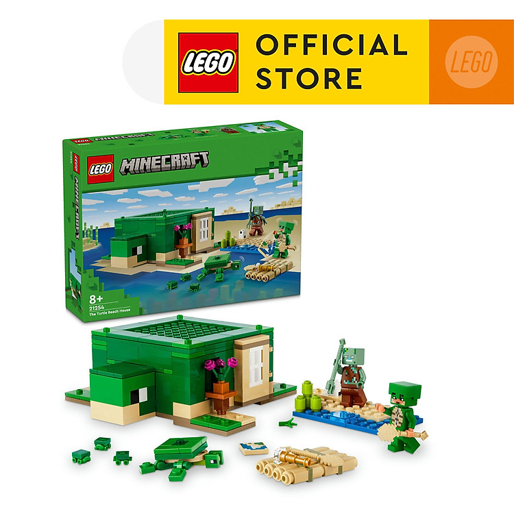 Tìm mua tại Avakids: LEGO MINECRAFT 21254 Ngôi nhà rùa biển - Ngập tràn khuyến mãi