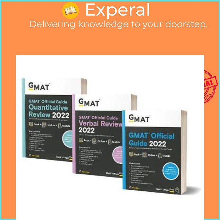 Sách - GMAT Official Guide 2022 Bundle: Books + by Gmac (Graduate Management Admission Council) (US edition, paperback)