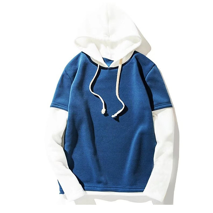 Áo hoodie nam phối màu hiện đại Hot mùa thu đông hàn quốc 2019