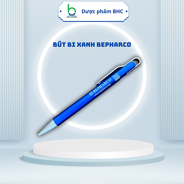 Bút bi xanh Bepharco