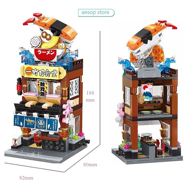 Mua Đồ chơi lắp ráp Cửa hàng Sushi Qman Chính hãng Ưu đãi - Hình ảnh 3