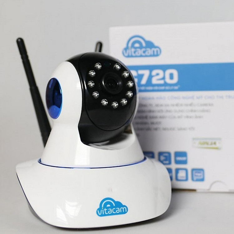 Camera IP Wifi Vitacam C720 Pro 2.0mpx Full HD1080p - Hàng Chính Hãng