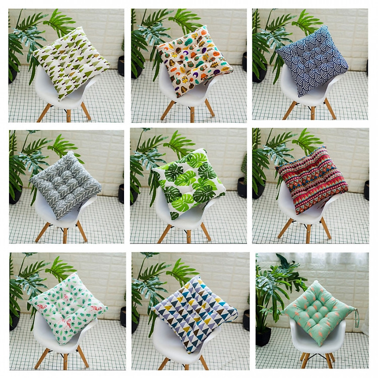 Đệm Ngồi Vuông Nhật Bản SBK9051( giao màu ngẫu nhiên)