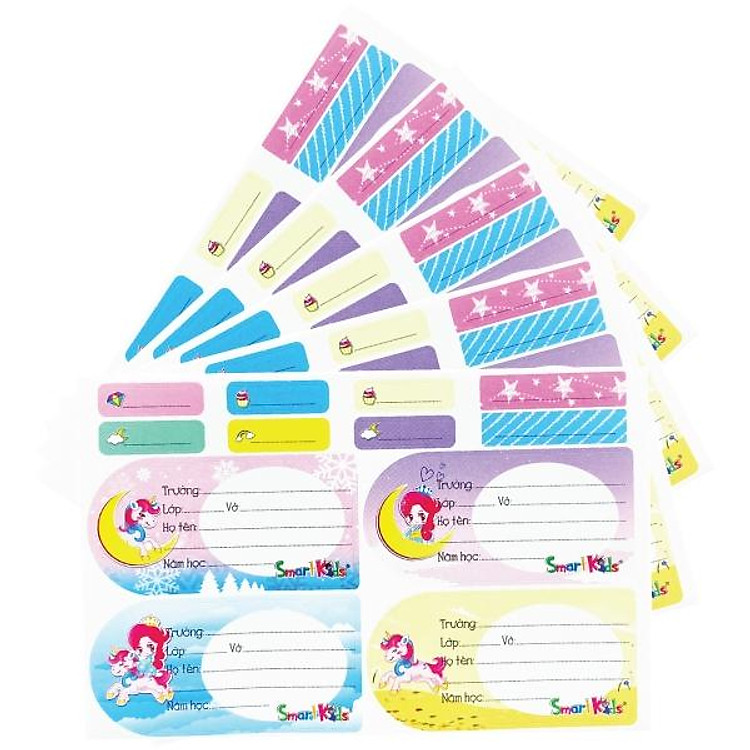 Nhãn Vở Smart Kid Unicorn LB01 (20 nhãn)