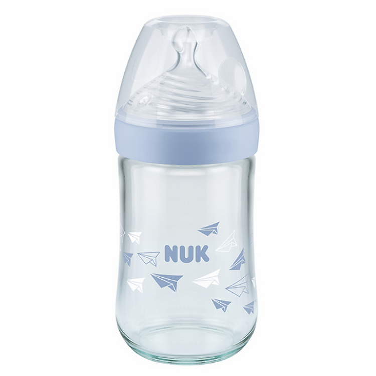 Mua Bình Sữa Thủy Tinh 240ml Nuk Nature Uy tín Ưu đãi - Hình ảnh 3