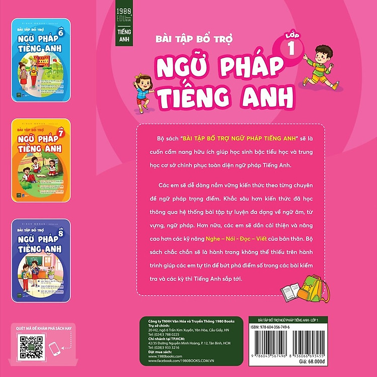 Bài Tập Bổ Trợ Ngữ Pháp Tiếng Anh Lớp 1 - Ảnh 3