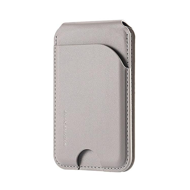 Ốp Ví Da Nam Châm Siêu Mạnh Cho Iphone, Dux Ducis Neva Magnetic Wallet Stand, Có Chân Đế, 3 Ngăn Đựng Thẻ, Chống Trộm_Hàng Chính Hãng