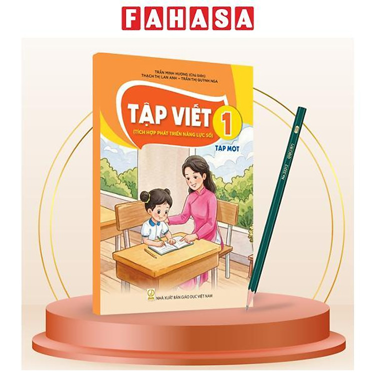 Sách Giáo Khoa Tập Viết 1 - Tập 1 (Tích Hợp Phát Triển Năng Lực Số) (Phiên Bản 2026) - Kèm Bút Chì