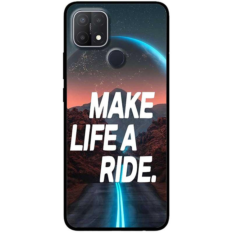 Ốp lưng cho Oppo A15 - A15s - A35 4G - A17 - A17K - A57 4G - A94 5G - A95 5G - Make Life Trăng Xanh - Hàng Chính Hãng