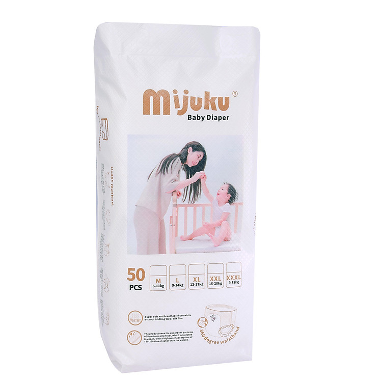 Tìm mua tại Avakids:Tã/Bỉm quần cao cấp MIJUKU XL 50 miếng, tràn ngập Khuyến mãi, Ưu đãi