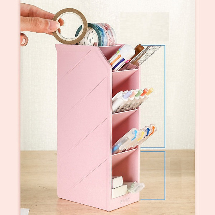 Khay cắm bút 5 ô ABT98476 – Hồng