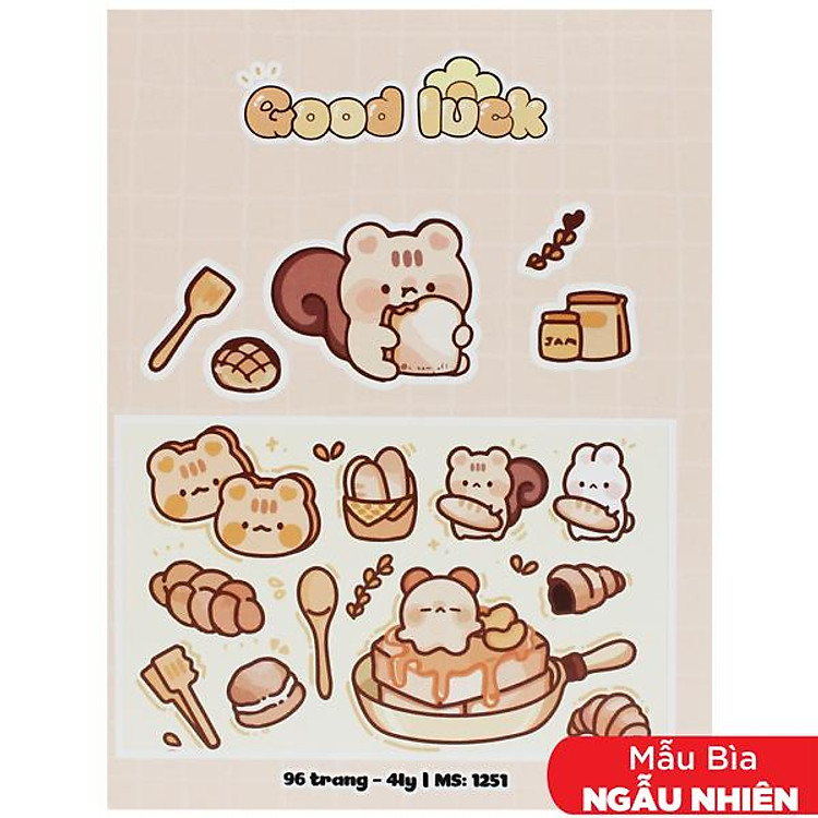 Tập Học Sinh Goodluck 4 Ô Ly (96 trang, 120gsm)