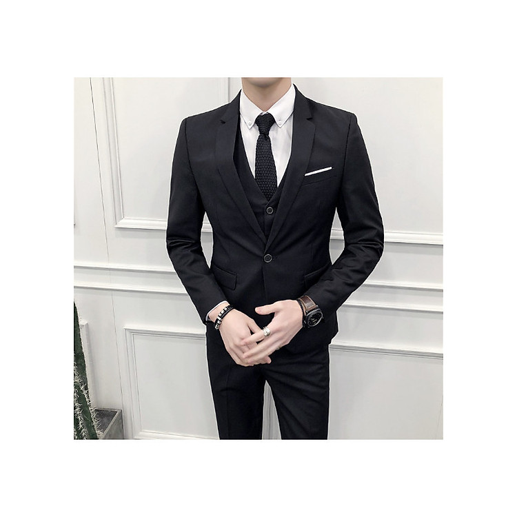 Bộ Vest nam thời trang - đồ vest nam trẻ trung gồm quần và áo vest