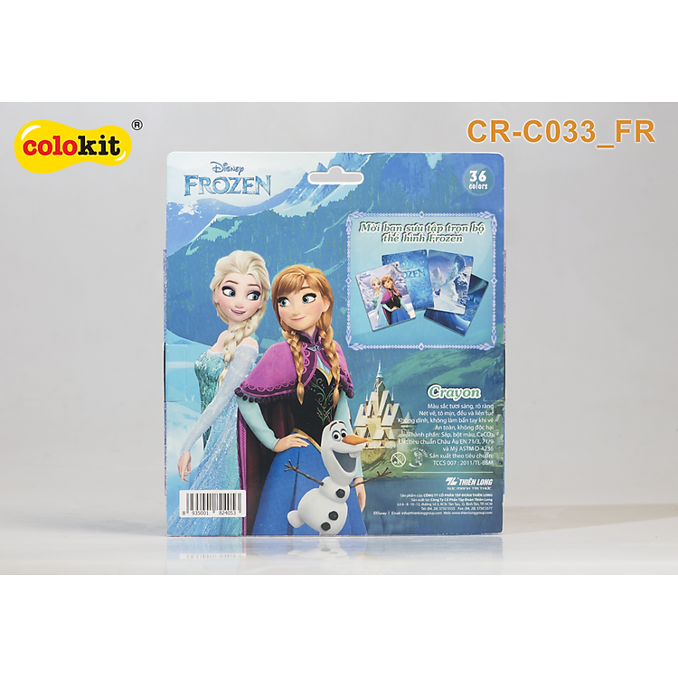 Bút sáp 36 màu Thiên Long CR-C033/FR - Ảnh 6
