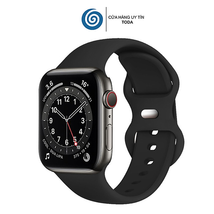 Dây Silicone Thay Thế cho Apple Watch Series 1,2,3,4,5,6,7,8,9,SE2,10 / Apple Watch Ultra 1/2 Size 40/41/42/44/45/46/49mm - Hàng Nhập Khẩu