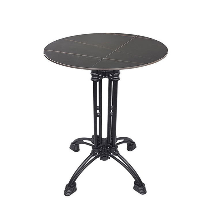 Bàn cafe nhà hàng sân vườn mặt đá đẹp sang trọng TE07003A-06E Nội thất Capta