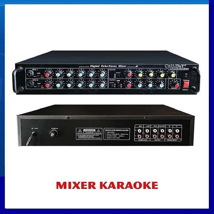 Thiết Bị Lọc Tiếng - Mixer Karaoke Echo Cali.D&Y - Hàng chính hãng