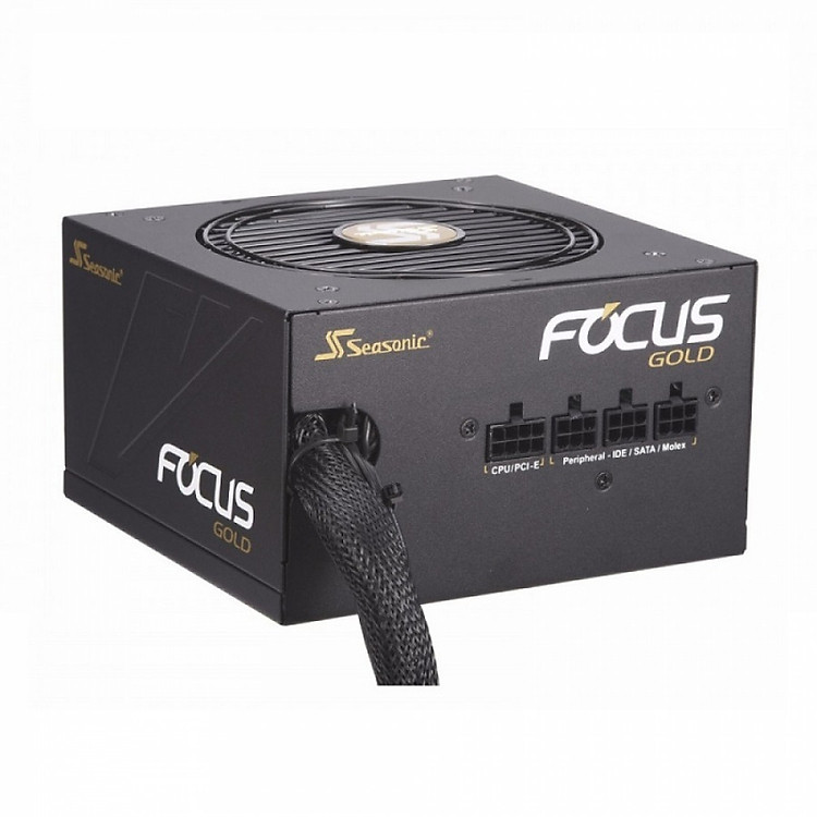 Nguồn máy tính Seasonic Focus 550W FM-550 - 80 Plus Gold Hàng chính hãng