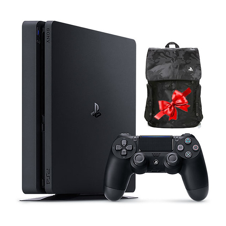 Máy Ps4 Slim 1Tb gb CUH 2218 tặng kèm balo Ps4 siêu chất - Hàng chính hãng