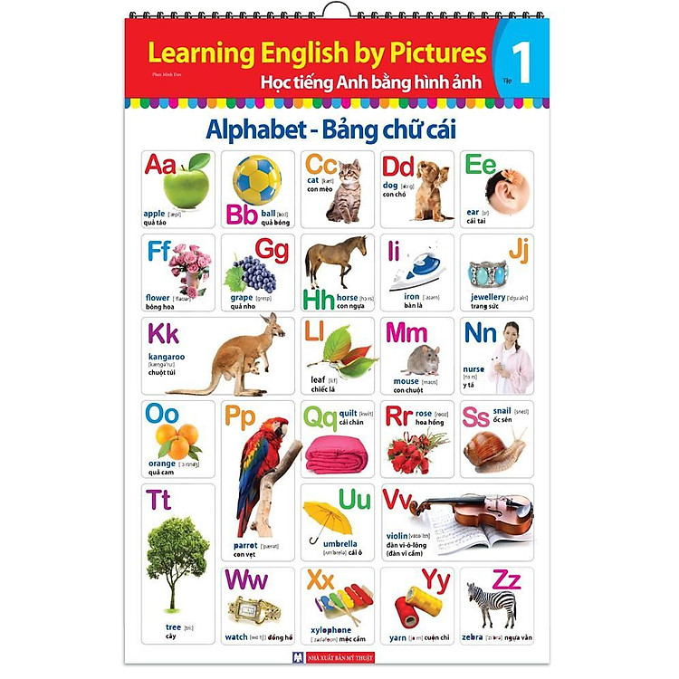 Tranh Học Tiếng Anh Bằng Hình Ảnh – Tập 1