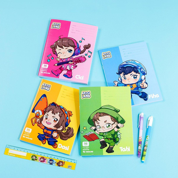 Tập Học Sinh Akooland 4 Ô Ly (96 trang, 100gsm) - Ảnh 7