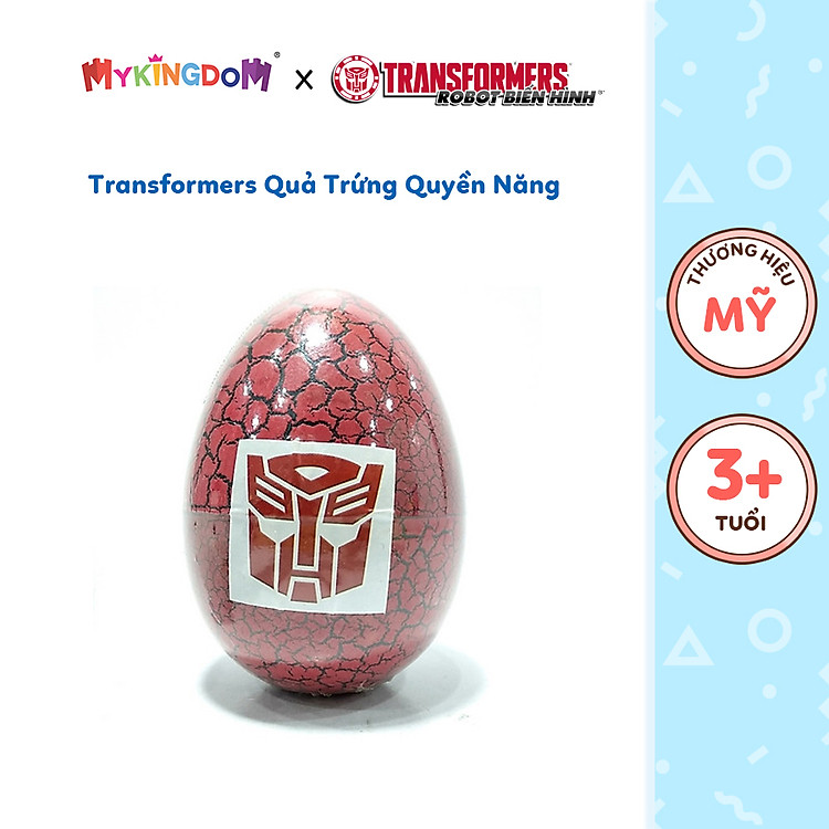 Tìm mua tại Avakids: Quả Trứng Quyền Năng Transformers Đỏ - Ngập tràn khuyến mãi