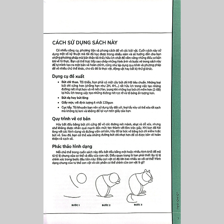 Hướng Dẫn Vẽ 100 Loài Động Vật Hoang Dã - Ảnh 6