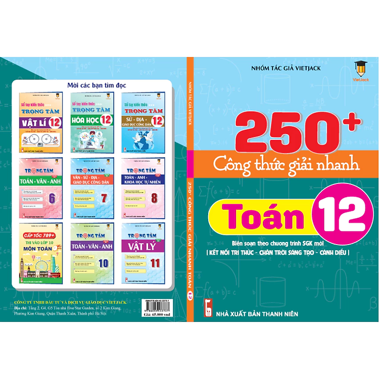 250+ Công thức giải nhanh môn Toán 12 Vietjack theo chương trình mới cho 2k7 - Ảnh 2