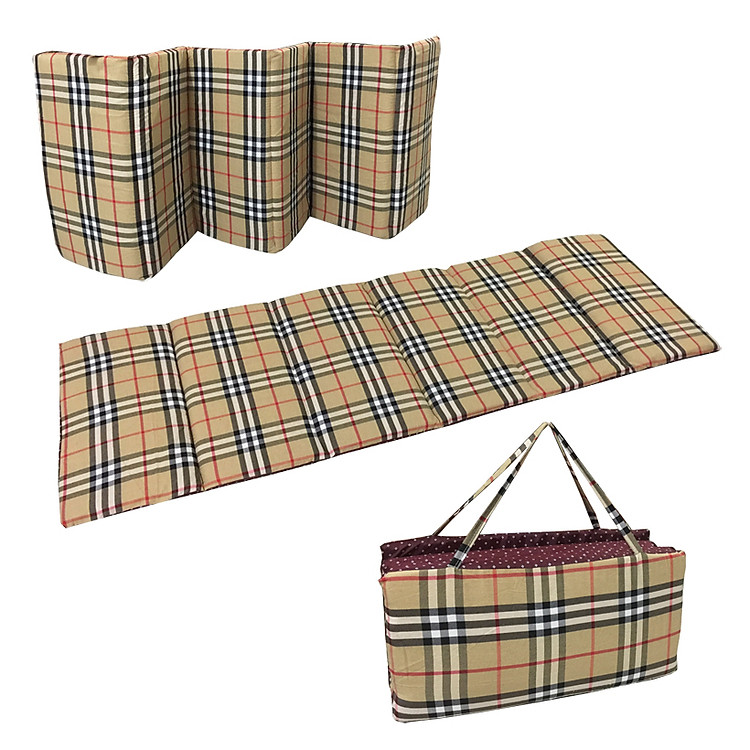 Nệm gấp văn phòng kẻ các màu