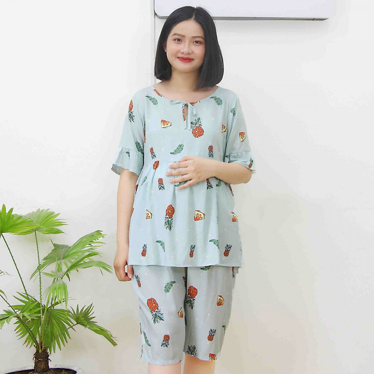 Bộ bầu lửng tole in trái cây Emum