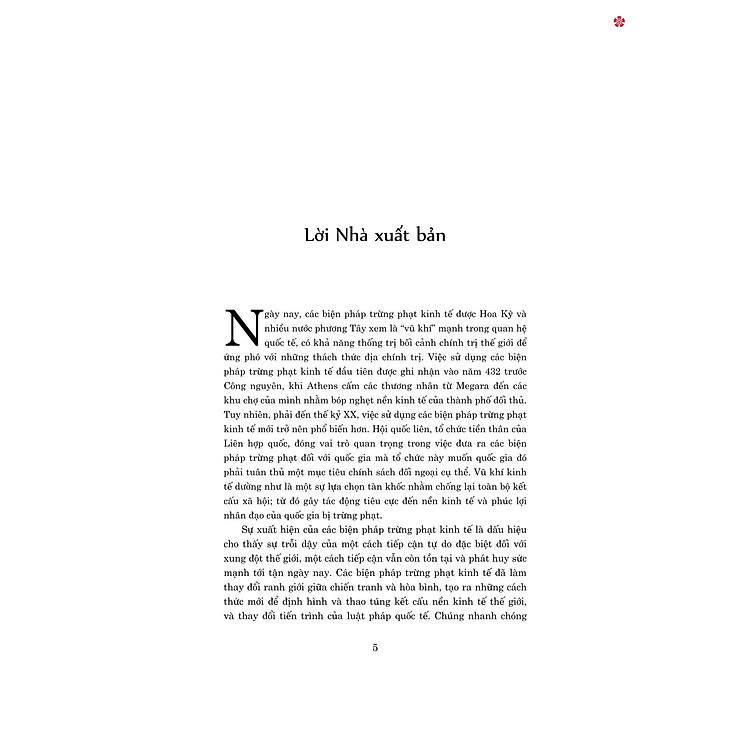 Vũ Khí Kinh Tế: Sự Trỗi Dậy Của Các Biện Pháp Trừng Phạt Kinh Tế Như Một Công Cụ Chiến Tranh Hiện Đại (bản in 2024) - Ảnh 4