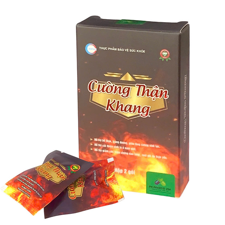 Viên uống tăng cường sinh lý nam Cường thận khang, hộp 4 viên, Ngựa Thái