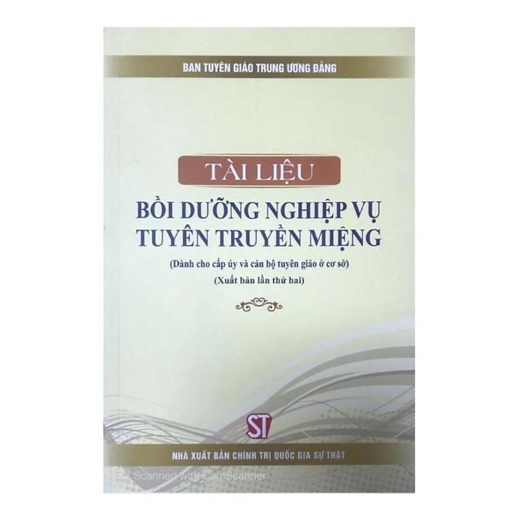 Tài Liệu Bồi Dưỡng Nghiệp Vụ Tuyên Truyền Miệng