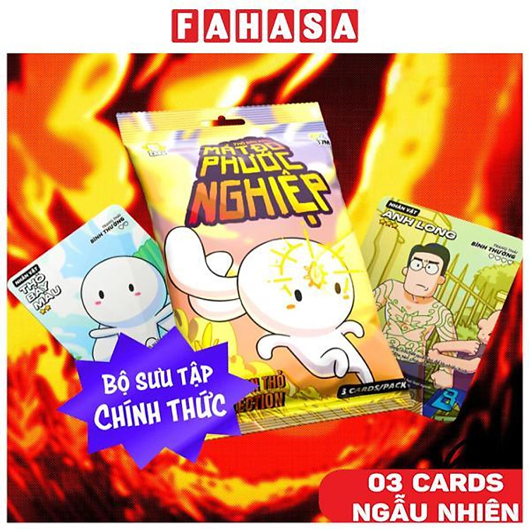 Thẻ Bài Card Bo Góc Collection Thỏ 7 Màu (3 cards/túi)