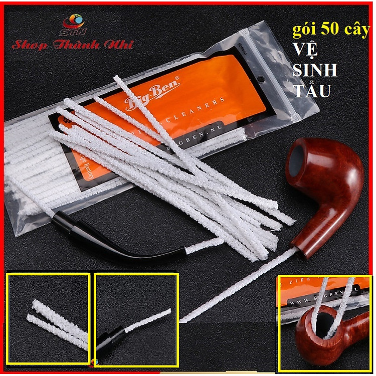 Que Bông Vệ Sinh Tẩu Thuốc (50 chiếc)