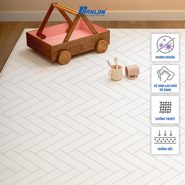 Thảm Em Bé Parklon La Pure Hàn Quốc Chính hãng Giá rẻ - Hình ảnh 5