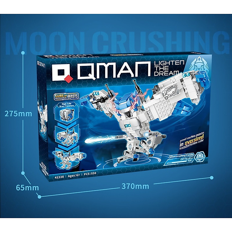 Mua Đồ chơi lắp ráp Qman 41228 - Kền kền Chính hãng Giá tốt - Hình ảnh 4