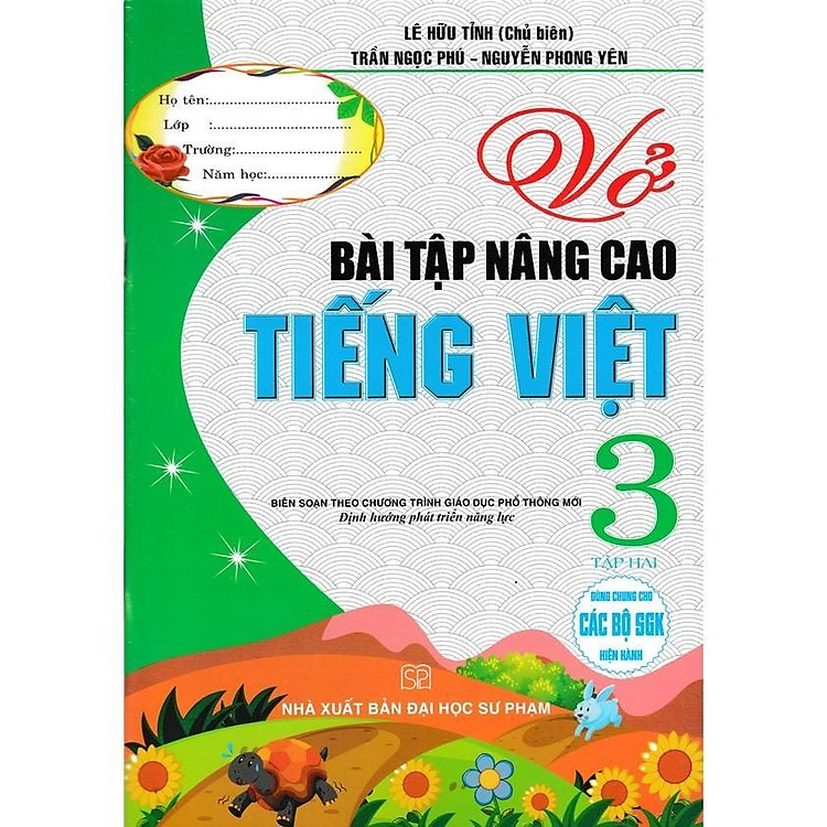 Sách - Vở Bài Tập Nâng Cao Tiếng Việt Lớp 3 - Tập 2 - Biên Soạn Theo Chương Trình GDPT Mới - Hồng Ân