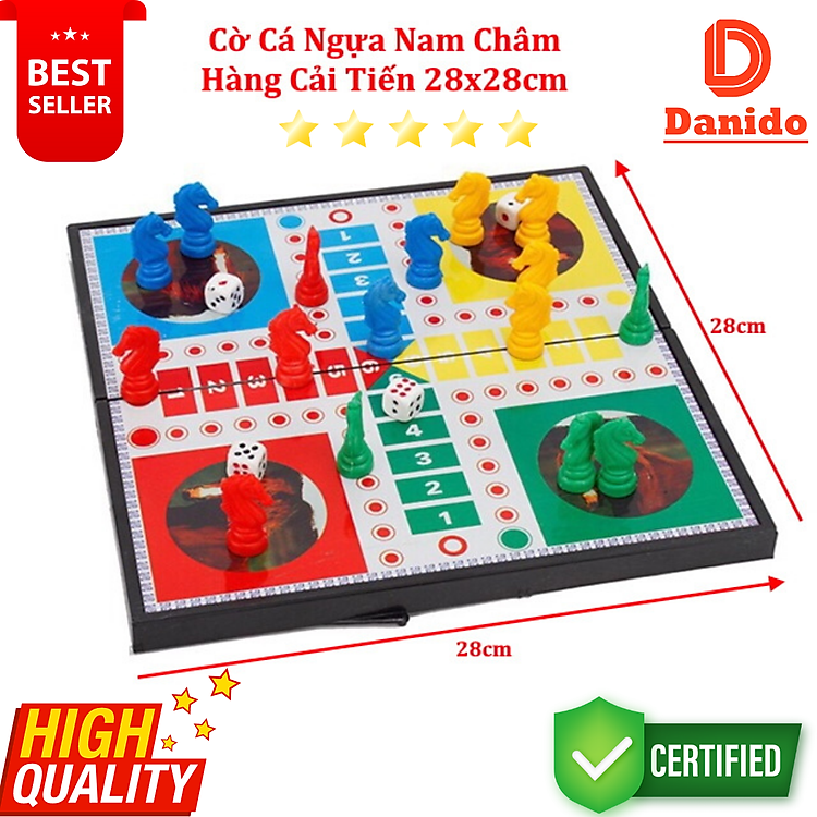 Mua Bộ cờ cá ngựa Danido cao cấp Chính hãng Ưu đãi - Hình ảnh 5