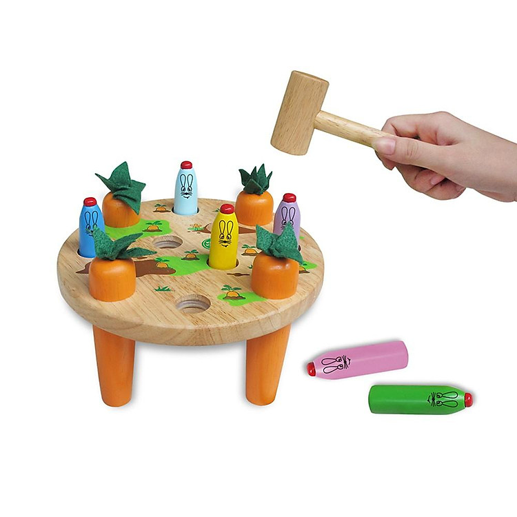 Mua Đồ chơi gỗ Búa đập thỏ Winwintoys Chính hãng Ưu đãi - Hình ảnh 2