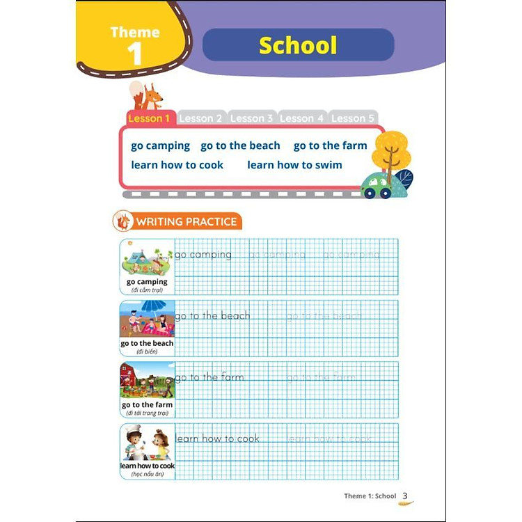 Luyện Viết Chữ Nhớ Từ Vựng - English Writing Smart Start Lớp 5 (Tập 1) - Ảnh 3