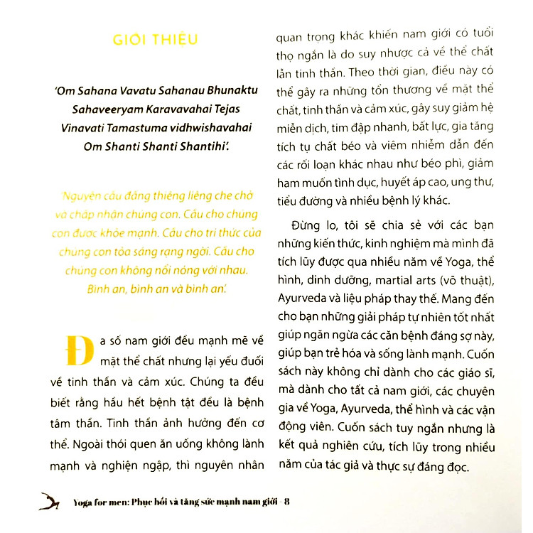 Yoga For Men - Phục Hồi Và Tăng Sức Mạnh Nam Giới - Ảnh 2
