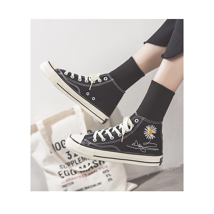 Giày thể thao nữ cổ cao CV Cúc Họa Mi thời trang V231