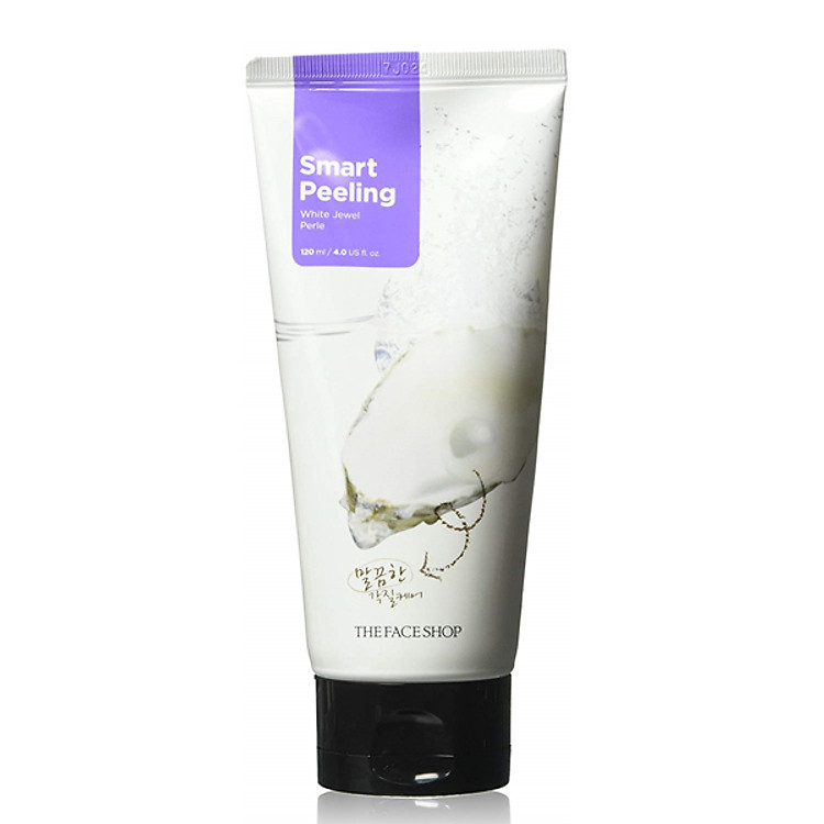 The Face Shop Smart Peeling White Jewel Formula, Gently Exfoliates and Smoothes Skin - 120 ml