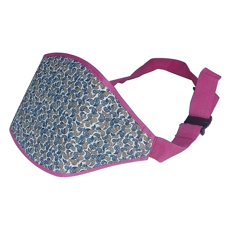 Đai Lớn Bé Đi Xe Hoa Văn Viền Hồng Thái Toàn TT38-2 (45 x 20cm)