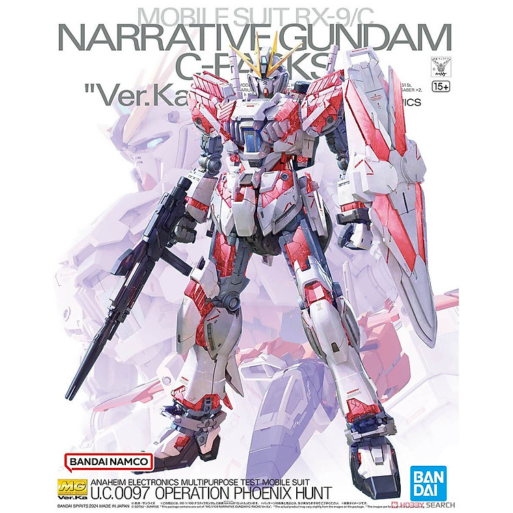 MÔ HÌNH LẮP RÁP NARRATIVE GUNDAM C-PACKS Ver.Ka MG 1/100 BANDAI