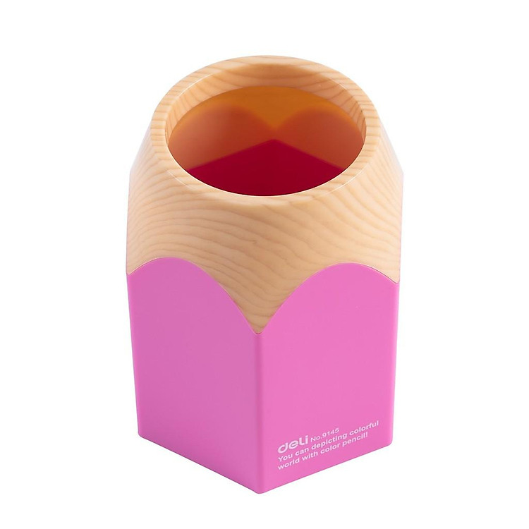 Cốc Cắm Bút Deli Hình Bút Chì E9145 - Xanh Dương - Ảnh 4