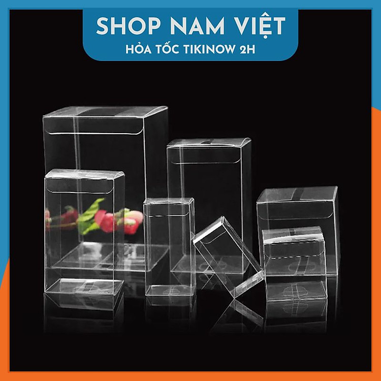 Hộp Nhựa PVC PET Dẻo Trong Suốt (12x12x12cm) - Ảnh 6