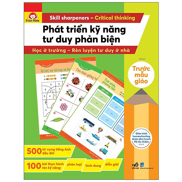Sách Phát Triển Kỹ Năng Tư Duy Phản Biện – Trước Mẫu Giáo